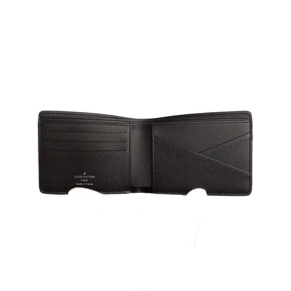 Louis Vuitton Monogram Bifold Multiple Black Portefeuille Wallet Eclipse - Picture 3 of 5
